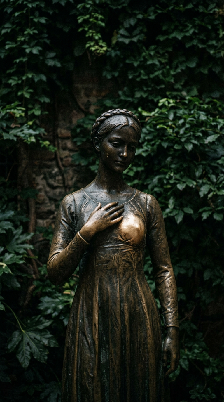 Estátua de bronze de Julieta, em Verona